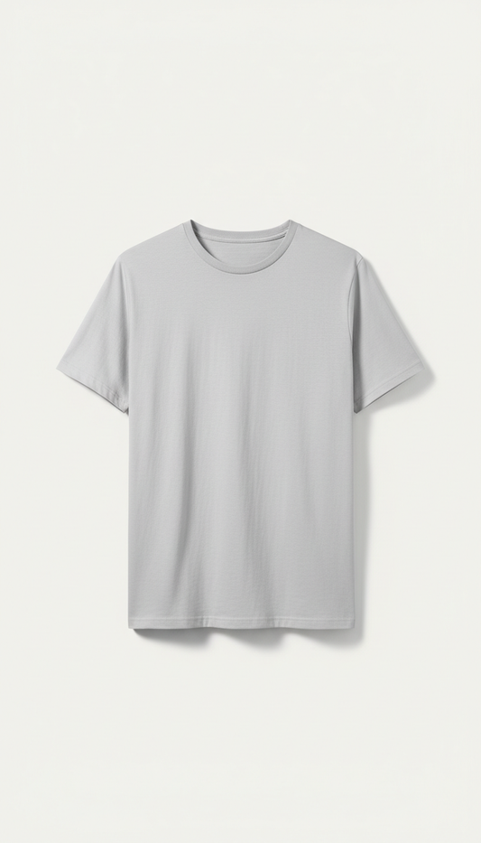 Unisex-T-Shirt in Soft Silver